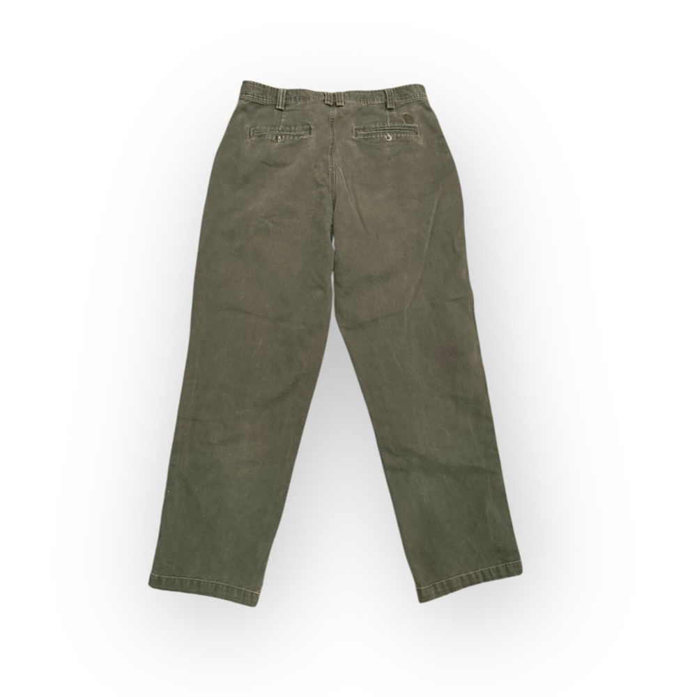 Vtg Y2K The North Face Men’s Olive Green Cotton Canvas Pants Size 34 Outdoor​ - Picture 5 of 10